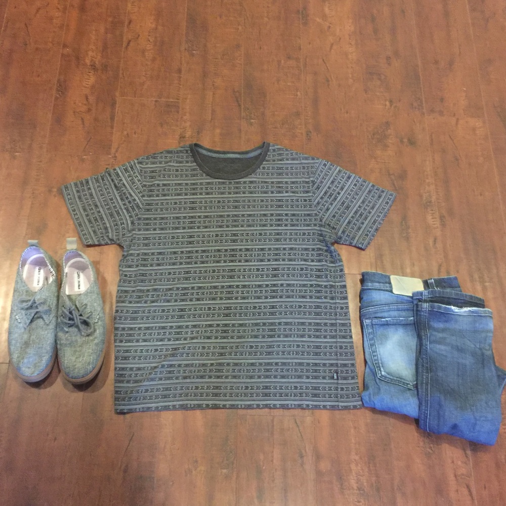 Men's Vtg 90's Southwestern Pattern Tee Size M/L